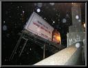 Billboard washout in Stella Ling Park at Green Lane and Main