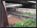 Train Tracks under Green Lane Bridge--Washout damage