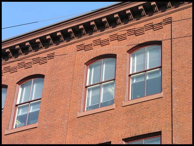 Venturi Scott Brown (Next to Labov's) - Windows and cornice detail