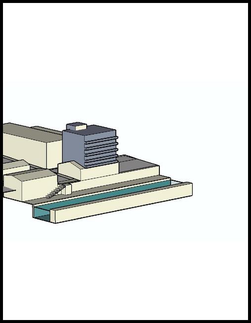 3D perspective of overbuild, view from above the expressway