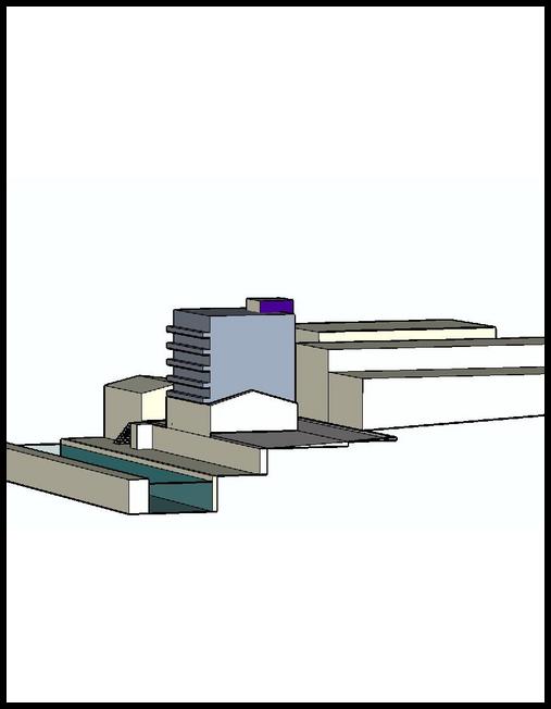 3D perspective of overbuild, back view